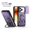Funda Protectora Anti-Caídas con Anillo Sky y Ventana Deslizante Adecuada para Huawei Honor 600Pro Honor 400Smart con Soporte