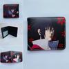 Death Note Dibujo Animado Alrededor de Estudiantes Hombres y Mujeres PU Cartera de Cuero Plegable Cartera Corta Tarjetero Monedero