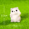 Enfeites de Micro Paisagem Gatinho Artificial Criativo Carro Casa Desktop Resina Artesanato DIY Decoração Pequenos Enfeites