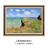 Pinturas decorativas para sala de estar, arte de pared para pasillo, pinturas mundialmente famosas de Monet, pinturas al óleo texturizadas pintadas a mano, murales de pared de fondo para restaurantes de estilo europeo