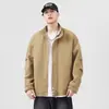 Chaqueta para Hombre Kangaroo 2026 Primavera y Otoño Nueva Sencilla Casual con Cuello Alto Holgada Versátil Moderna