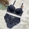 Gran Venta Venta Íntimos Sexy Franceses Ultra-Delgado Recortado Bordado Pecho Pequeño Push-Up Encaje Deseo Puro Set de Brasier Brasier