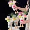Día del Maestro Flor de Payaso Taza Día del Maestro Regalo Creativo Empaque de Ramo Maceta Ramo Hecho a Mano DIY Floristería