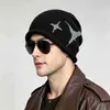 Gorro de punto con cordón estilo coreano para mujer, sombrero de lana para otoño e invierno, circunferencia de cabeza grande, hace que la cara se vea más pequeña, tejido, versátil, cálido y protege los oídos