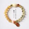 Pulsera de Ágata Corazón de Azúcar Estilo Templo Taobao Pulsera Cultural y Creativa Esmaltada Ceniza Pulsera Puesto Mercado Nocturno Área Escénica Venta al Mayoreo
