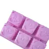 Molde de Silicona para Muñeca de Yeso Bob Esponja de 6 Piezas Molde para Jabón Hecho a Mano Molde de Silicona para Pastel Molde para Arcilla