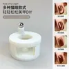 Imán Giratorio Ojo de Gato Popular para Uñas, Especialmente Diseñado para Principiantes, Fuerza Magnética Súper Fuerte, Atrae Automáticamente Perlas de Vidrio, Herramienta para Uñas Ojo de Gato