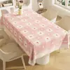 Mantel rectangular para comedor, impermeable, a prueba de aceite, lavable, resistente al calor, mantel elegante, nuevo modelo 2026, cubierta de mesa de centro estilo ins
