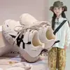 Sapatos femininos, tênis de treino infantis alemães, novos modelos primavera e outono 2026, sapatos de caminhada para meninos, sapatos retrô de sola macia, tênis brancos, sapatos de skate