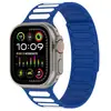 Adecuado para Correa de Reloj Apple iWatch S10 Acolchada con Raya Magnética de Silicona, Compatible con Todas las Generaciones de 1 a 9 y Se