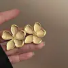 Pendientes de Borla Florales de Lujo Ligero Europeos y Americanos Estilo Minimalista Simple Pendientes de Botón Moda Versátil Pendientes de Gama Alta Venta al por Mayor