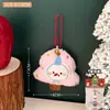 Novo Pingente de Pelúcia Criativo de Natal Chaveiro Versátil Pingente de Mochila Decoração de Árvore de Natal