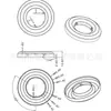 Base de Anillo Magnético de 85 mm Base de Inductor Base BASE-181 Cubierta Superior