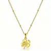 Nuevo collar colgante de flor plisada transfronterizo europeo y americano, cadena de clavícula de pétalos de moda, estilo vintage francés, elegante y sofisticado