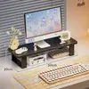 Suporte para Monitor de Computador para Mesa, Base Elevada para Mesa de Escritório, Prateleira de Armazenamento para Desktop de Estação de Trabalho