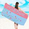 Toalla de playa de rizo estampado de doble cara para comercio exterior, microfibra transfronteriza para adultos, toalla de baño para natación, venta al por mayor, secado rápido, terciopelo de doble cara