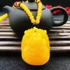 Collar de cadena para suéter con colgante de cera de abeja al por mayor resina alto sentido estilo nacional transmisión en vivo bienestar venderá joyas mujeres