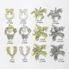 2026 Año del Caballo Accesorios de Aleación para Uñas Modelo Nuevo con Pedrería y Perlas Decoraciones de Caballo Pequeño con Pedrería para Uñas Portátiles