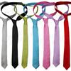 Corbata estrecha coreana de 5 cm de largo, de seda, color liso, hecha a mano, para niñas, hombres, estudiantes, bodas, padrinos, KTV, moda