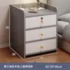 Mesita de noche moderna, sencilla, pequeña, con estante de almacenamiento, para dormitorio principal, nuevo armario de almacenamiento, mesita de noche, pequeño armario