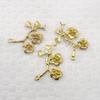 Fábrica direta nova handmade DIY ramo flor requintado handmade pingente acessórios de hardware