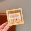 Novas Unhas Infantis Removíveis Vestíveis na Caixa para Meninas, Adesivos de Unha Removíveis, Adesivos de Unha Exquisitos de Desenho Animado, Peças de Unha