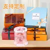 Fita para Embalagem de Caixa de Presente Fita para Caixa de Bolo de Aniversário Flores de Fita Embalagem de Caixa de Frutas Decoração com Serpentina Laço DIY