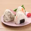 Molde para bolas de arroz triangulares juego comercial DIY para niños molde para sushi de arroz con alga marina herramientas para hornear al por mayor