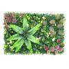 Decoración Paisajística de Pared de Planta Simulada Césped Artificial Pared de Flores Artificiales Imagen de Pared de Empresa Centro Comercial Fondo de Bloqueo Pared de Planta Verde