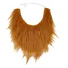 Adereços de Performance de Dança de Halloween Barba Falsa Barba Artificial Colorida Barba de Queixo para Mulheres Barba para Fantasia de Festa