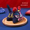 Adornos de Tigre de Tela Hechos a Mano, Artesanías Despertar del León, Luna Llena de los Cien Días, Regalos de Cumpleaños, Colgantes de Tigre Patrimonio Cultural Intangible Tradicional