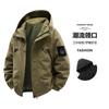 2025 Primavera y Otoño Nuevo Abrigo Chaqueta con Capucha Unisex para Pareja para Hombre y Mujer Moda Exterior B0020-P56