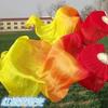 Abanico de baile Wanjiang Abanico largo Abanico de baile Koi Copia Abanico de baile cuadrado degradado largo Abanico de fuego Abanico largo de seda