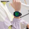 SANDA SANDA forma electrónica Pantalla multifuncional estudiante juventud tendencia moda reloj deportivo impermeable 9054