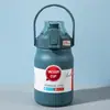 Botella de Agua Aislada de Gran Capacidad para Deportes al Aire Libre Taza Portátil para Hombres y Mujeres Estudiantes Taza de Bebida Directa Portátil