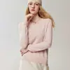 Elegante e minimalista suéter de cashmere com decote em V para mulheres, feito de 100% cashmere puro, de manga longa, estilo pullover, com um visual sofisticado, perfeito como peça base para o outono