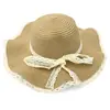Nuevo Sombrero de Sol de Encaje Ancho Lindo para Mujer Primavera Verano Nueva Moda Sombrero de Protección Solar para Vacaciones Viajes Sombrero de Protección Solar
