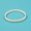 Pulseira de Silicone Cor Pura Brilhante Adulto e Crianças Expansível Sem Palavras Atividade em Equipe Basquete Esportes Pulseira de Pulso Preta