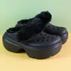 Zapatos de agujero con forro de algodón otoño e invierno cálido más pelusa cubierta para zapatos de invierno cálida cubierta de algodón desmontable al por mayor