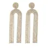 Los Pendientes Largos de Pedrería de Lujo Más Vendidos de Amazon para Mujer Pendientes Exagerados de Borla en Forma de U de Lujo Venta Directa de Fábrica