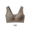 Tipo manutenção mãe de meia-idade e idosa roupa íntima fio misturado com óleo de camélia sem aro de aço tipo colete anti-queda sutiã plus size