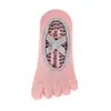 Meias de Yoga Femininas de Verão para Pilates Indoor, Dança, Fitness, Iniciantes, Esportes, Antiderrapantes de Silicone para Dança