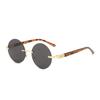 Elegantes Nuevas Gafas de Sol Redondas de Moda para Celebridades de Internet Gafas de Sol para Mujer de Celebridad de Internet Gafas de Sol al por Mayor Gafas de Gama Alta Gafas de Moda