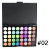 Paleta de Sombras de Ojos de 40 Colores Mate Perlado Belleza Caja de Maquillaje Multicolor Ojo Eléctrico Color Tierra Transfronterizo