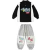 Ropa de Performance Hip-Hop para Niños, Playeras tipo Polo Estilo Hip-Hop para Niños, Trajes Elegantes de Ropa para Niños, Ropa de Moda Hip-Hop para Niñas