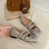 Aumento interno de altura de 3 cm, mocasines de lunares con tiras cruzadas y lazo estilo hada, mocasines versión coreana nuevos otoño/invierno 2026