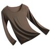 Otoño e Invierno nueva ropa para el cuidado de la piel traje cálido para mujer almacenamiento de calor ultradelgado alta elasticidad pantalones sin costuras camisa interior de manga larga