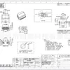 Tipo-C 4p 6p 8p 16p 24p 4PIN plugue frontal interface traseira à prova d'água mãe IP67