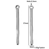 Pendente de aço inoxidável transfronteiriço de forma irregular simples, bastão longo, banhado a vácuo em ouro 18k, acessórios para colar, brinco, joias DIY, atacado