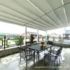 Toldo plegable independiente sin tarjeta montado en la pared a prueba de lluvia para decoración del hogar, sombrilla eléctrica retráctil para patio para jardín en la azotea y terraza